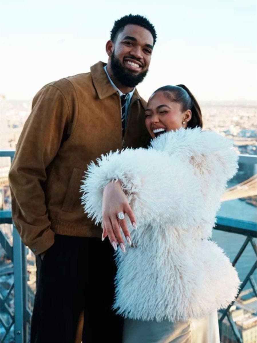Karl-Anthony Towns and Jordyn Woods Get Engaged After Five Years Together