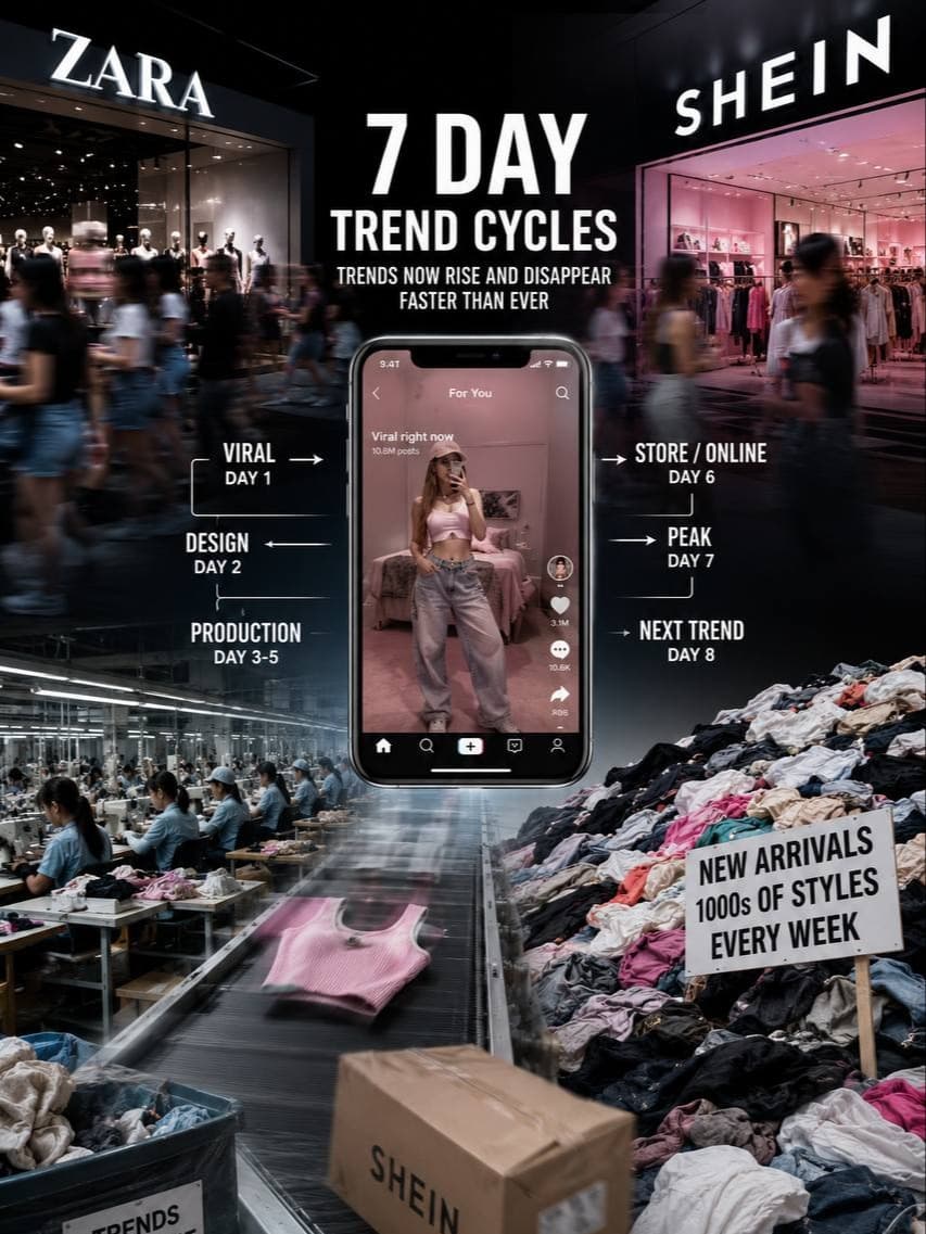 Zara and Shein are accelerating fashion consumption in 2026, pushing trends to rise and disappear within days instead of seasons.