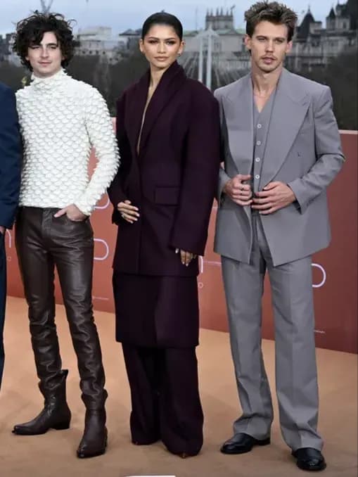 Zendaya Dares to Bare with a Plunging Blazer, Skipping the Top Altogether