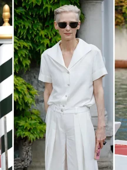 Discover Tilda Swinton’s chic all-white look and how to style it for fall, from wide-leg pants to elegant blouses, with tips for colder months.