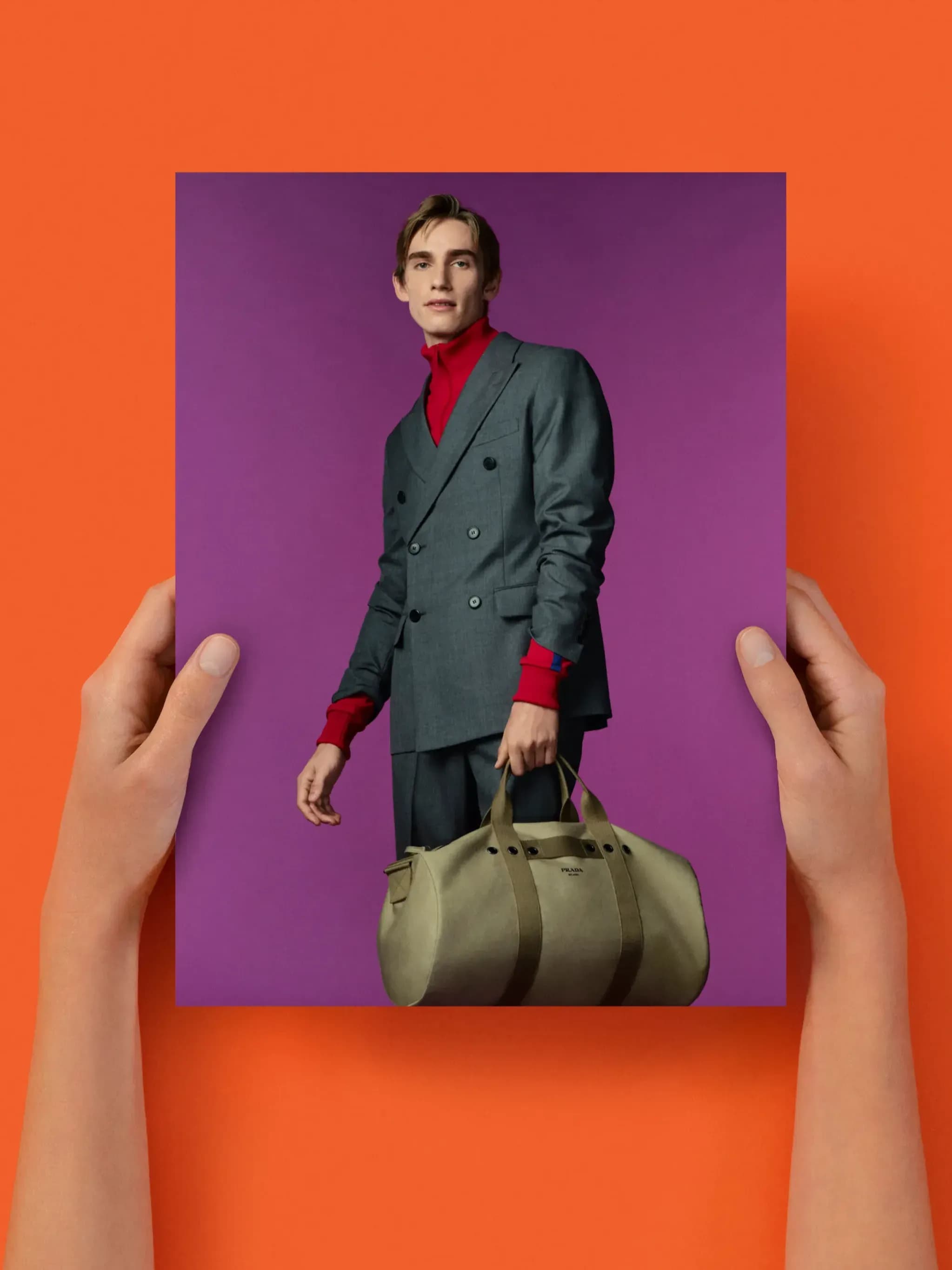 Prada unveiled the Spring 2026 “Image of an Image” campaign