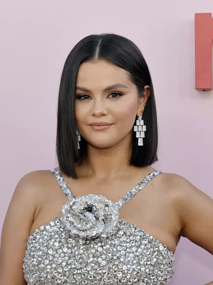 Selena Gomez Dazzles with Chic Icy Blonde Highlights, a Must-Try for Brunettes